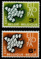 BELGIEN 1961 Nr 1253-1254 Postfrisch S03FE42 - Neufs