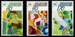 LIECHTENSTEIN 1988 Nr 939-941 Gestempelt SB49EC6 - Used Stamps
