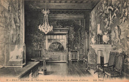 FRANCE - Pau - Vue à L'intérieur Du Château - Chambre à Coucher De Jeanne D'Albret - Carte Postale Ancienne - Pau