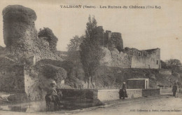 85 TALMONT LES RUINES DU CHATEAU CPA BON ETAT - Talmont Saint Hilaire