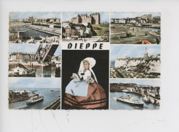 Dieppe Souvenir Multivues  N°55163 Estel  - Folklore Normand Poupée... - Dieppe