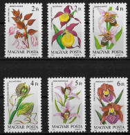 HONGRIE - FLEURS - ORCHIDEES - N° 3129 A 3134 - NEUF** MNH - Orchids