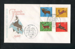 "BUNDESREPUBLIK DEUTSCHLAND" 1966, Mi. 511-514 "Hochwild" FDC (L1134) - 1961-1970