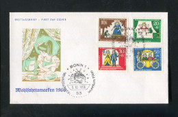 "BUNDESREPUBLIK DEUTSCHLAND" 1966, Mi. 523-526 "Froschkoenig" FDC (L1135) - 1961-1970