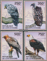 The Ivory Coast 1554-1557 (complete Issue) Unmounted Mint / Never Hinged 2014 Birds Of Prey - Côte D'Ivoire (1960-...)