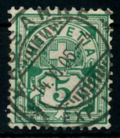 SCHWEIZ ZIFFERNMUSTER Nr 53Ya Gestempelt X74691A - Used Stamps