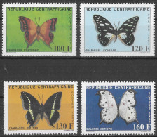 CENTRAFRIQUE - PAPILLONS - N° 773 A 776 - NEUF** MNH - Papillons