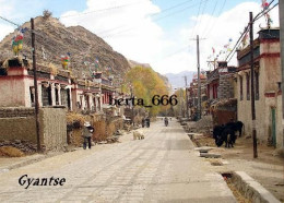 Tibet Gyantse Street View New Postcard - Tibet