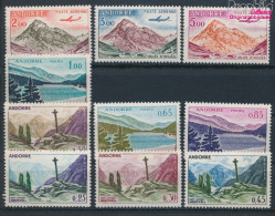 Andorra - Französische Post 168-177 (kompl.Ausg.) Postfrisch 1961 Landschaften (10368757 - Ongebruikt