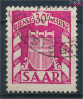 Saarland D42 Gestempelt 1949 Wappen (10377612 - Usati