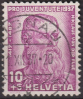 1937 Schweiz / Pro Juventute ° Zum:CH J82, Mi:CH 315, Yt:CH 304, Nikolaus Von Flüe - Used Stamps