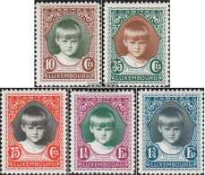 Luxembourg 213-217 (complete Issue) Unmounted Mint / Never Hinged 1929 Children's Aid - Ongebruikt