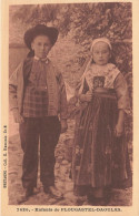 FOLKLORE - Costumes - Enfants De Plougastel-Daoulas - Carte Postale Ancienne - Costumes