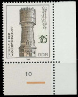 DDR 1986 Nr 2994 Postfrisch ECKE-URE X0CC42A - Unused Stamps