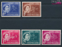 Namibia - Südwestafrika 274-278 (kompl.Ausg.) Postfrisch 1953 Königin Elisabeth II. (10368540 - Africa Del Sud-Ovest (1923-1990)