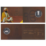 INDIA 2022 400TH BIRTH ANNIVERSARY OF SRI GURU TEGH BAHADUR JI PROOF COIN OF 400 RUPEES RARE - Inde