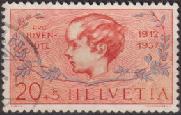 1937 Schweiz / Pro Juventute ° Zum:CH J83, Mi:CH 316, Yt:CH 305, Knabenkopf - Used Stamps