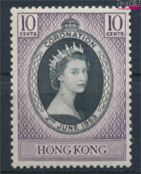 Hongkong 177 (kompl.Ausg.) Postfrisch 1953 Krönung (10368512 - Unused Stamps