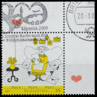 BRD BUND 2007 Nr 2621 Gestempelt ECKE-ORE X3603D6 - Used Stamps
