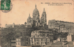 FRANCE - Paris - Panorama Vers Le Sacré Cœur Et La Butte Montmartre - Vue Générale - Carte Postale Ancienne - Sacré Coeur