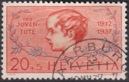 1937 Schweiz / Pro Juventute ° Zum:CH J83, Mi:CH 316, Yt:CH 305, Knabenkopf - Used Stamps