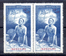 Indochina 2 Series Aéreo Nº Yvert 23; Nº Michel 266 ** - Nuevos