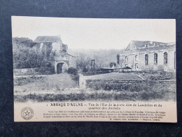 CP BELGIQUE (V2402) ABBAYE D'AULNE (2 Vues) Vue De L'Est De La Porte Dite De Landelies Et Du Quartier Des Anciens - Thuin