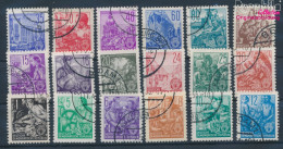 DDR 362N-379N (kompl.Ausg.) Bogenentwertung / Offizieller Nachdruck Gestempelt 1953 Fünfjahresplan (10392389 - Used Stamps