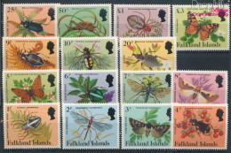 Falklandinseln 390-404 (kompl.Ausg.) Postfrisch 1984 Spinnen Und Insekten (10368865 - Islas Malvinas