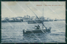Brindisi Città Porto Barche Cartolina KF2456 - Brindisi