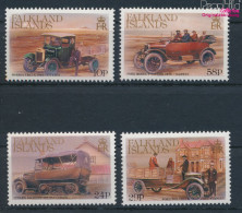 Falklandinseln 476-479 (kompl.Ausg.) Postfrisch 1988 Alte Autos (10368853 - Falkland Islands