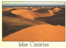 SAND DUNES IN THE CANARIES, SPAIN. UNUSED POSTCARD Mm2 - Andere & Zonder Classificatie