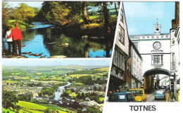 SCENES FROM TOTNES, DEVON, ENGLAND. UNUSED POSTCARD Mm2 - Otros & Sin Clasificación