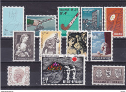 BELGIQUE 1970 Yvert 1543 + 1546-1550 +  1554-1556 + 1564-1566 NEUF** MNH Cote 4,90 Euros - Unused Stamps