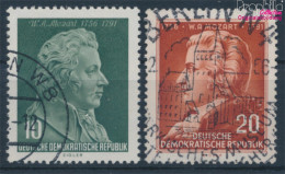 DDR 510-511 (kompl.Ausg.) Gestempelt 1956 Wolfgang Amadeus Mozart (10392366 - Gebraucht