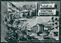 Belluno Cortina D'Ampezzo Saluti Da PIEGATA Foto FG Cartolina ZKM7140 - Belluno