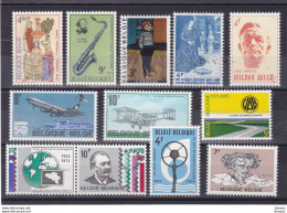 BELGIQUE 1973 Yvert 1667-1668 + 1675-1676 + 1679-1684 + 1688 NEUF** MNH Cote : 6,30 Euros - Ungebraucht