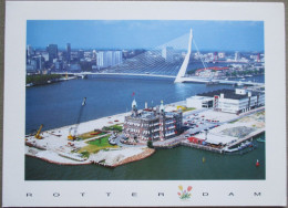 HOLLAND NETHERLAND ROTTERDAM HARBOUR ERASMUS BRIDGE KARTE POSTCARD CARTOLINA ANSICHTSKARTE CARTE POSTALE POSTKARTE CARD - Rotterdam