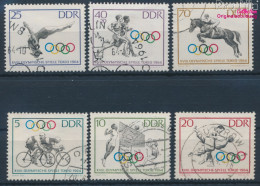 DDR 1033-1038 (kompl.Ausgabe) Gestempelt 1964 Olympiade (10392212 - Oblitérés
