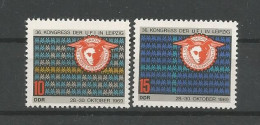 DDR 1969 U.F.I. 30th Congress Y.T. 1206/1207 ** - Nuovi
