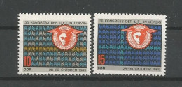 DDR 1969 U.F.I. 30th Congress Y.T. 1206/1207 ** - Unused Stamps