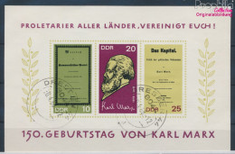 DDR Block27 (kompl.Ausgabe) Gestempelt 1968 Karl Marx (10392149 - Usati