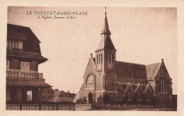 FRANCE - Le Touquet Paris Plage - Vue Sur L'église Jeanne D'Arc - Vue Générale - Carte Postale Ancienne - Montreuil