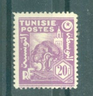 TUNISIE - N°267* MH Trace De Charnière SCAN DU VERSO.  Format 21 X 27. - Unused Stamps