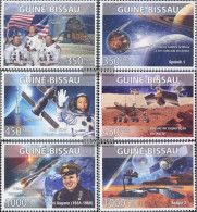 Guinea-Bissau 3993-3998 (complete. Issue) Unmounted Mint / Never Hinged 2008 Weltraummissionen - Guinea-Bissau