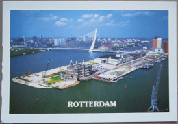 HOLLAND NETHERLAND ROTTERDAM HARBOUR ERASMUS BRIDGE KARTE POSTCARD CARTOLINA ANSICHTSKARTE CARTE POSTALE POSTKARTE CARD - Rotterdam