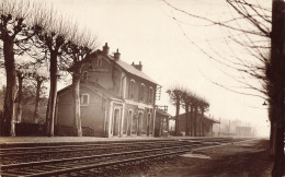 Chantenay St Imbert * Carte Photo * Intérieur De La Gare * Ligne Chemin De Fer - Other & Unclassified