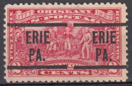 USA LOCAL Precancel/Vorausentwertung/Preo From PENNSYLVANIA - Erie - Type 204 - Precancels