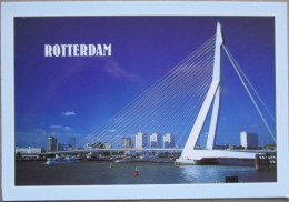 HOLLAND NETHERLAND ROTTERDAM HARBOUR ERASMUS BRIDGE KARTE POSTCARD CARTOLINA ANSICHTSKARTE CARTE POSTALE POSTKARTE CARD - Rotterdam