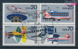 DDR 2516-2519 Viererblock (kompl.Ausgabe) Gestempelt 1980 Interflug (10392520 - Used Stamps